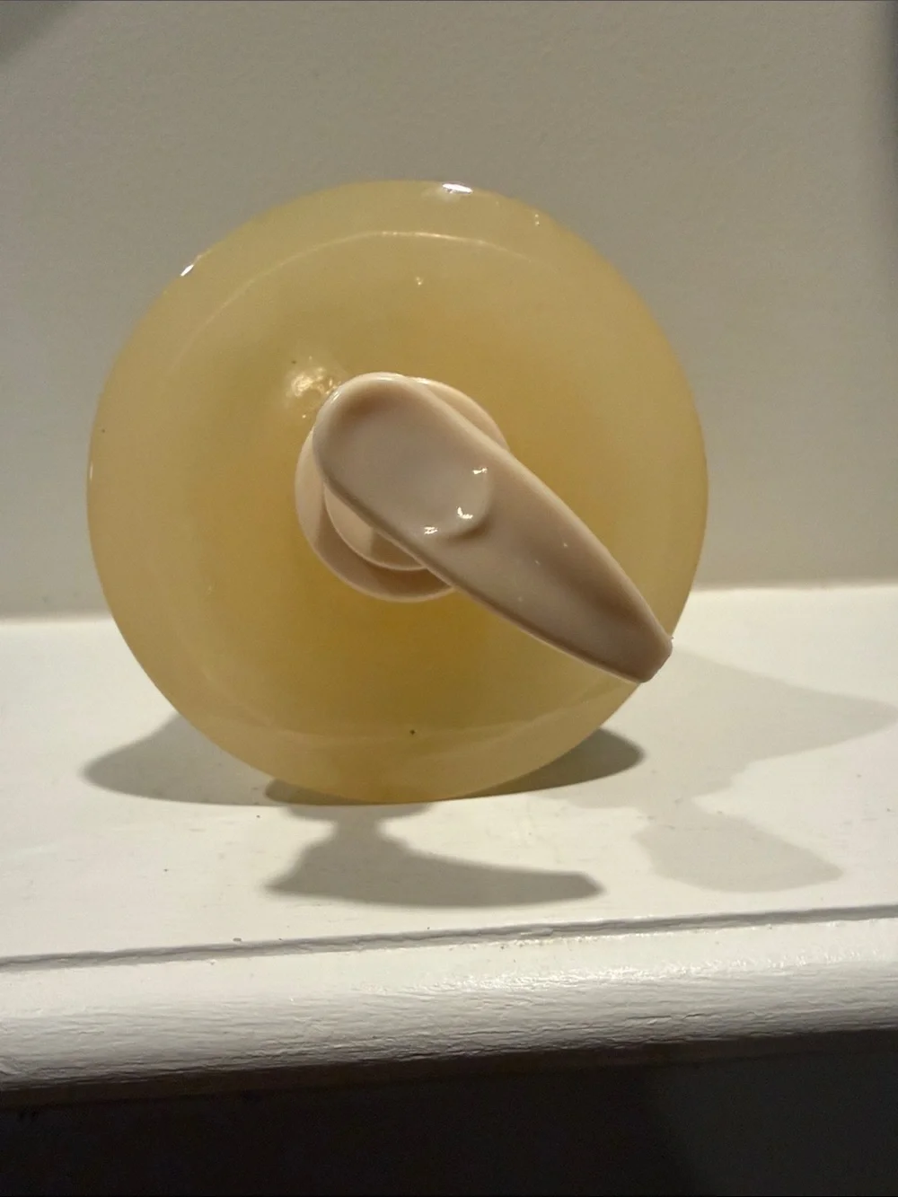 Tropical Palm Resin Soap Dispenser - Cream and Green